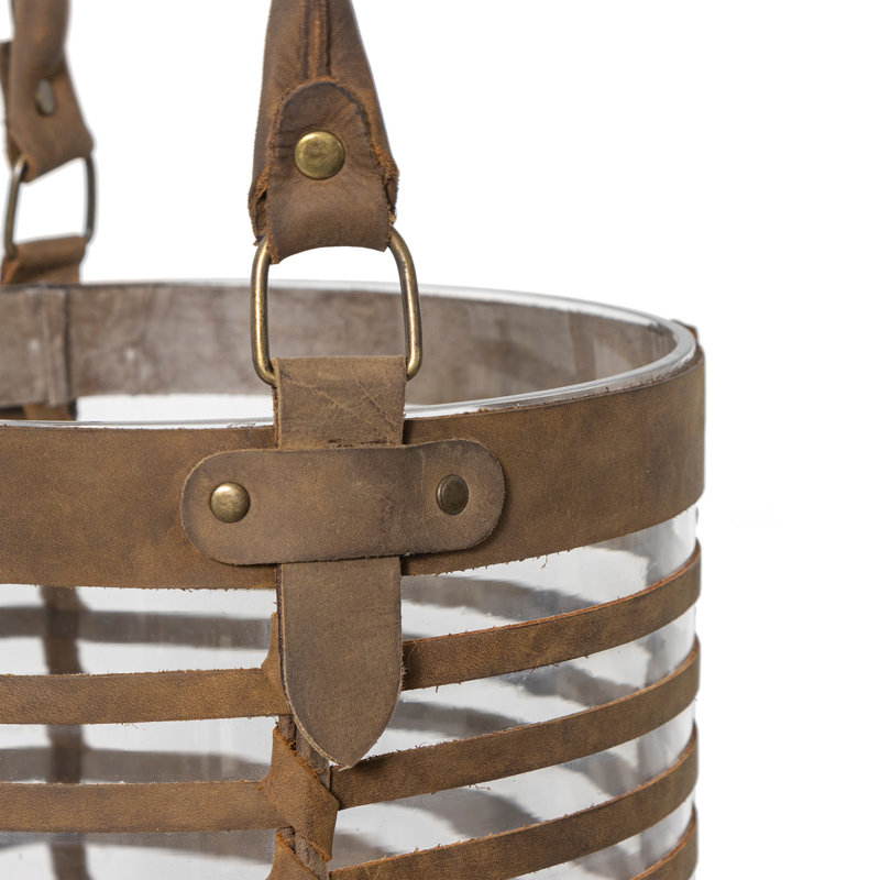 Finn Hurricane Candle Holder, 18.5" H x 8.5" W x 8.5" D