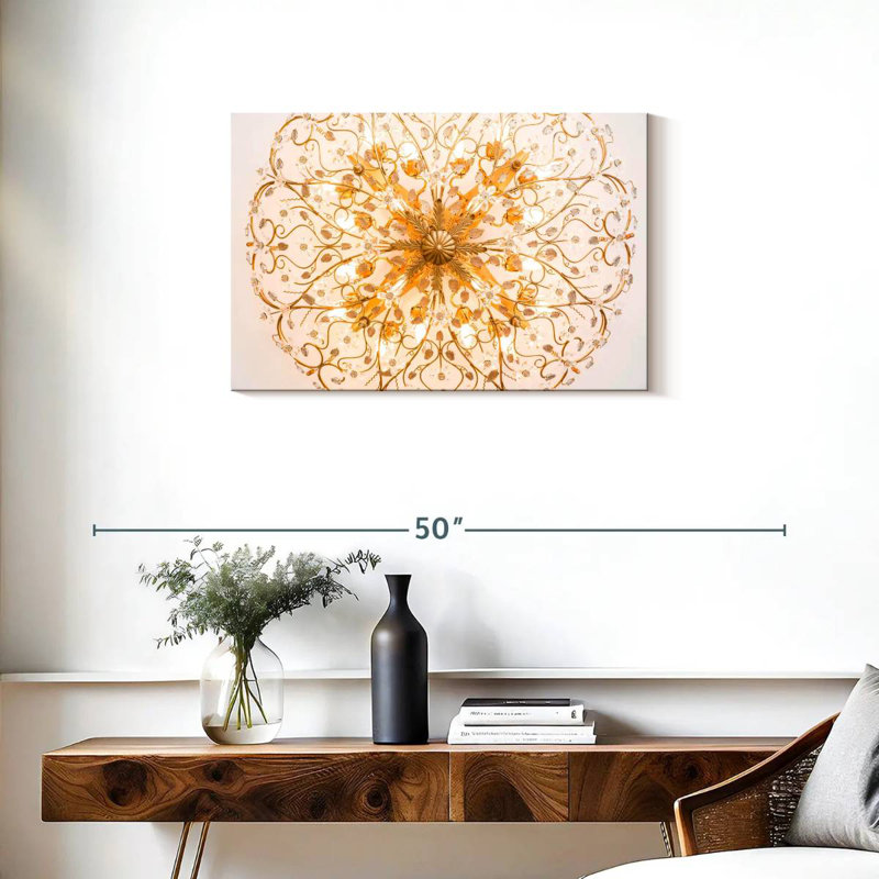 Lustre floral Kerner, H 20 po x l 30 po