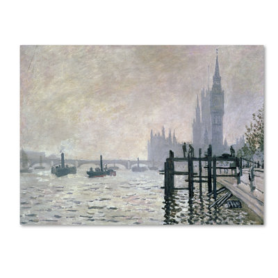 " The Thames Below Westminster " by Claude Monet