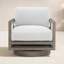 Tanah Outdoor Teak Swivel Lounge Chair