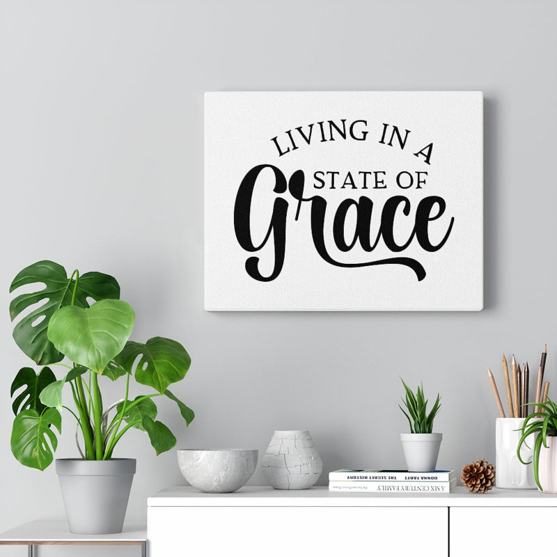 «Living In a State of Grace», reproduction d'art murale prête à être accrochée, H 11 po x l 14 po