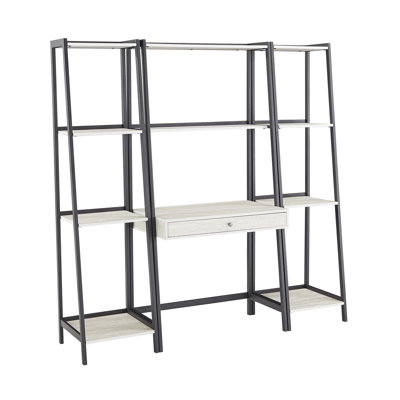 68.9" H x 67.7" W Iron Etagere Bookcase