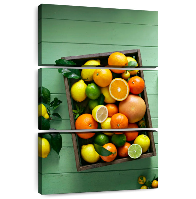 Yarlin Citrus Fruits Tray, 50" H x 32" W