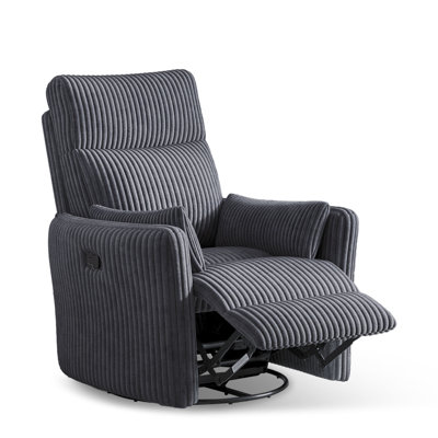 Sherry 34'' Upholstered Swivel Manual Rocking Recliner