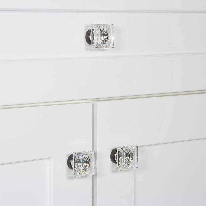 Carré Square Cabinet Knob, Timeless Bronze