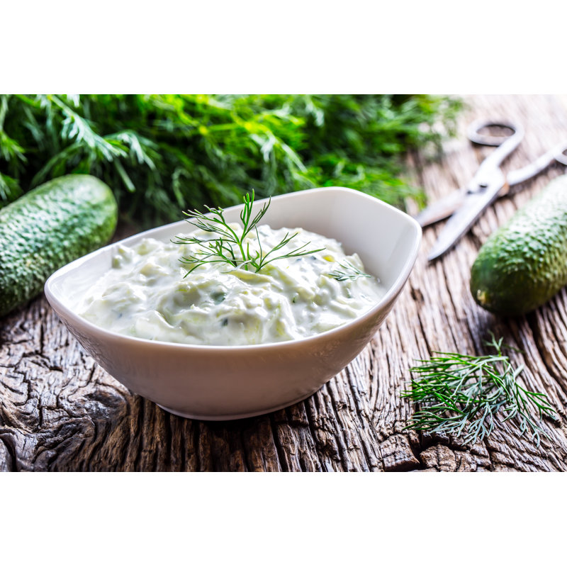 Tzatziki by MarianVejcik - Wrapped Canvas Print, 30cm H x 46cm W