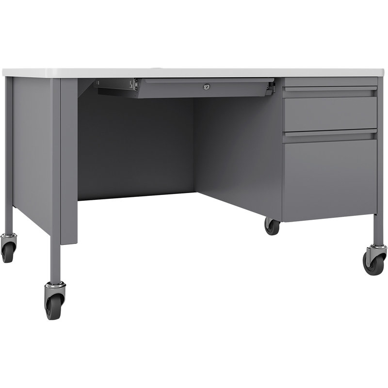 Bureau pour enseignant Fortress, Gris