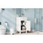 Meuble-lavabo 18 po avec lavabo en céramique-435096793