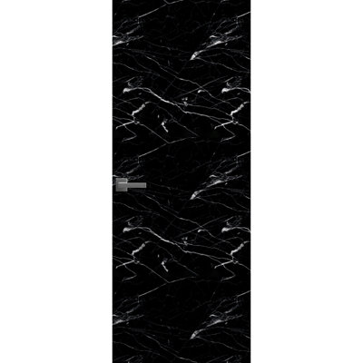 Porte cachée invisible avec poignée | Planum 0010 avec cadre caché argenté Cadre argenté | Poignée verrouillable à charnières dissimulées | Portes modernes sans cadre
