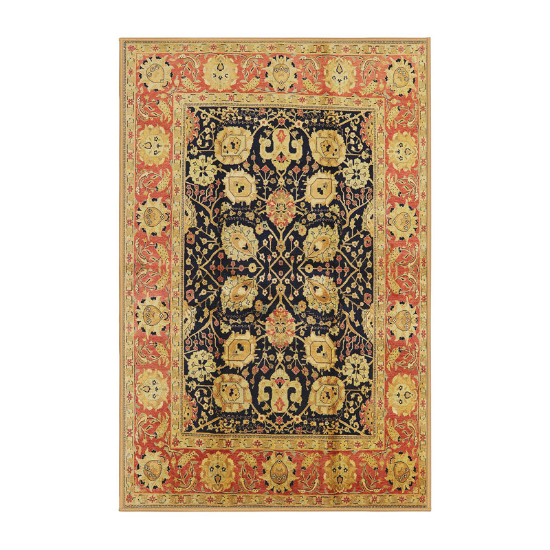Soffren Oriental Indoor Rug, Rectangle 7' x 9'
