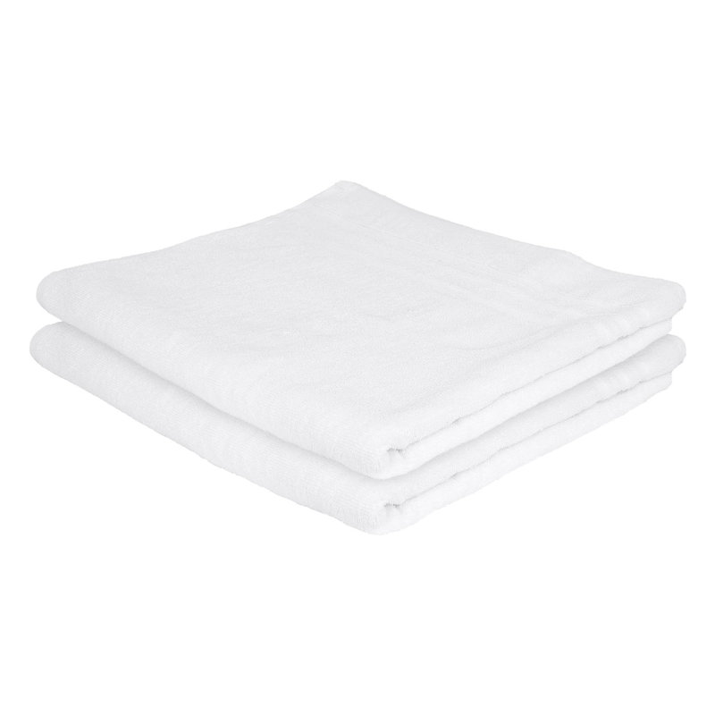 Cotton Bath Towels, White