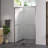 44 - 48"X76" Finished Sliding Glass Shower Enclosure, Double Bathroom Door With 1/4"  6Mm  Clear Tempered Glass, American Style, Easy To Install For Bathroom, Aluminum Frame, And , Reversible Setup