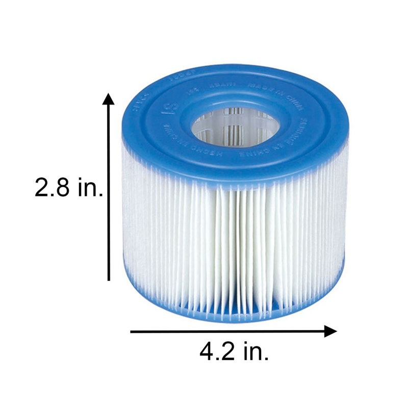 Ensemble d'entretien pour spa Intex et porte-gobelet / plateau et filtres de piscine de type SI (paquet de 6)