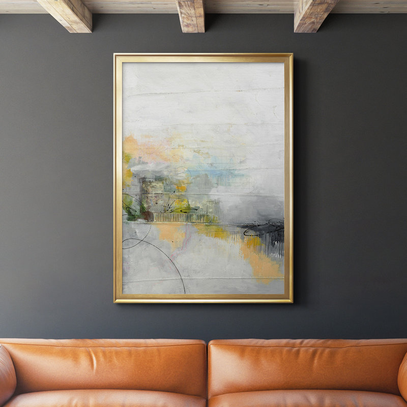 «A Place Of My propre», reproduction encadrée de qualité supérieure - prête à être accrochée, Or