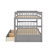 Full Over Full Bunk Bed With Drawers-1798294202