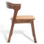 Chaise en bois et cuir Carper-70605909