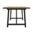 Gladwin Dining Table with Acacia Top in Black