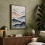 Mountains in Mist Scandinavian 1 Piece Wrapped Canvas Wall Art-1643049853-1643049729