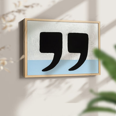 Il a dit qu'elle a dit - Reproduction encadrée - Restickable