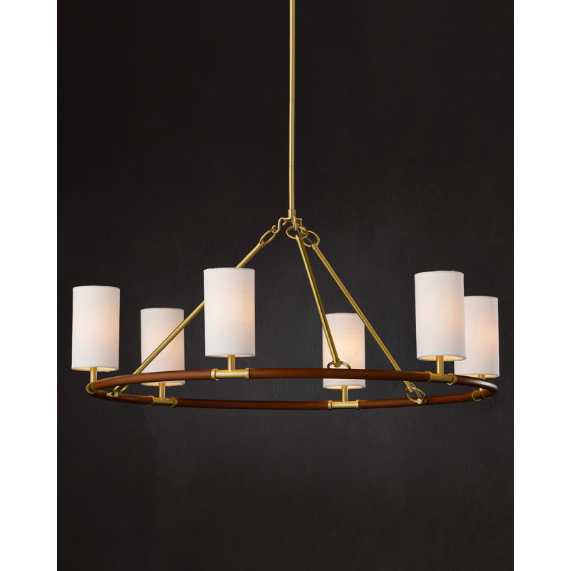 Ellerston Medium Chandelier, 21" H x 39" W x 39" D