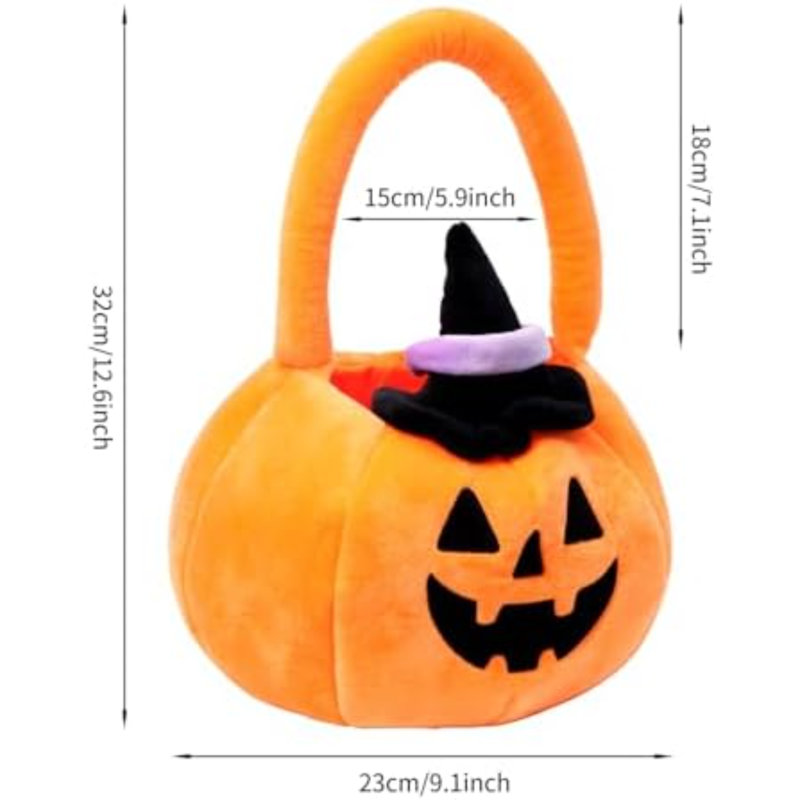 Peluches ou paniers de friandises pour Halloween