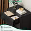 Commode à 4 tiroirs en noir