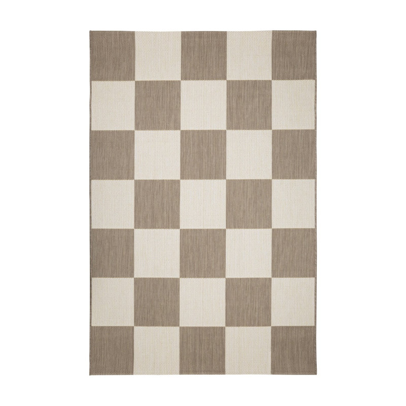 COUNTY CHEQUER NATURAL 120/170cm, Rectangle 120 x 170 cm