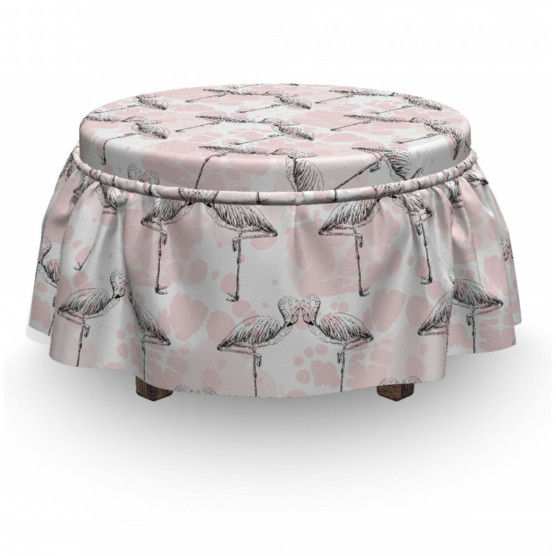 Box Cushion Ottoman Slipcover