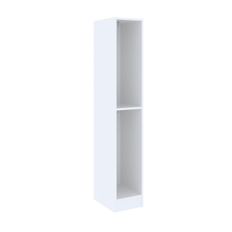 Armoire de salle de classe simple à deux compartiments, Terne