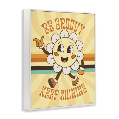 «Be Groovy Keep Shining», estampe numérique par Reinders
