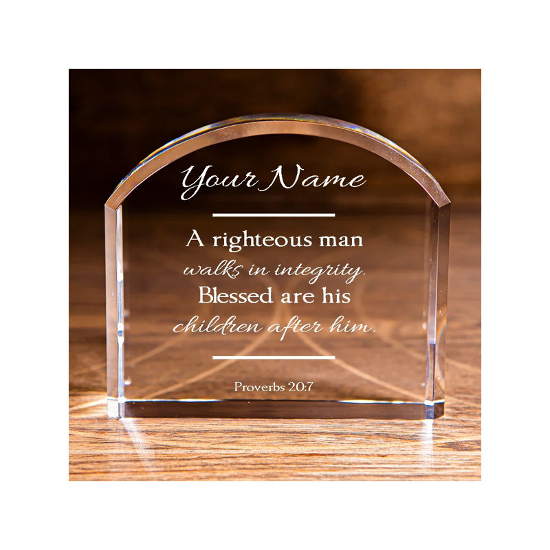 Proverbes Proverbes 20: 7, H 4,4 po x l 5 po x P 1,25 po, Oui