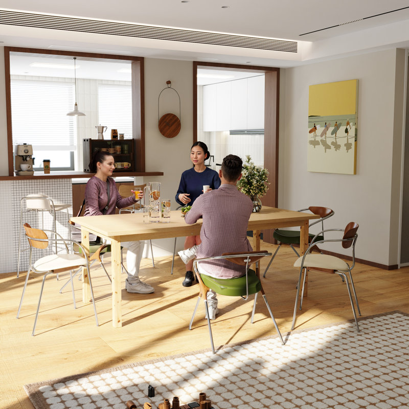 Dining Table With Spacious Top