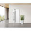 Porte avant en acier pré-suspendue à l'avant / deux pièces en émail blanc 1713 / peintes en acier inoxydable - L 36 po x H 80 po - Gauche-111445230-111445227