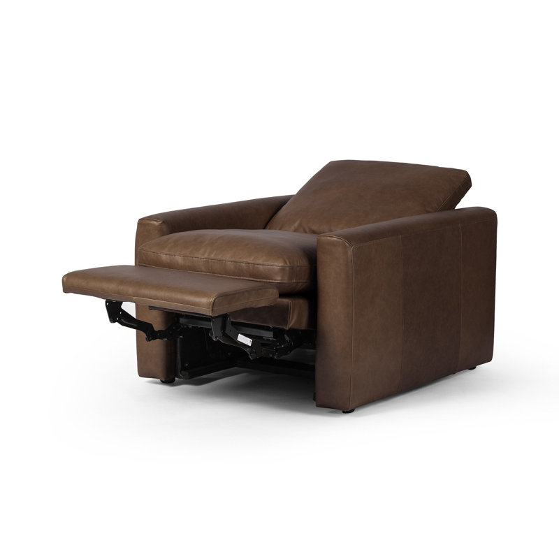 Kenne Power Recliner, Sonoma Coco, Top Grain Leather