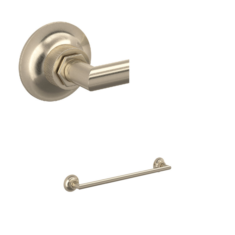 Graceline® 24" Towel Bar, Satin Nickel, 2.63"H x 20.63"L x 2.81"D