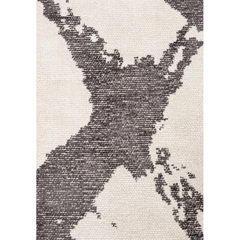 Tapis abstrait à branches abstraites, Rectangle 6 pi 7 po x 8 pi 3 po