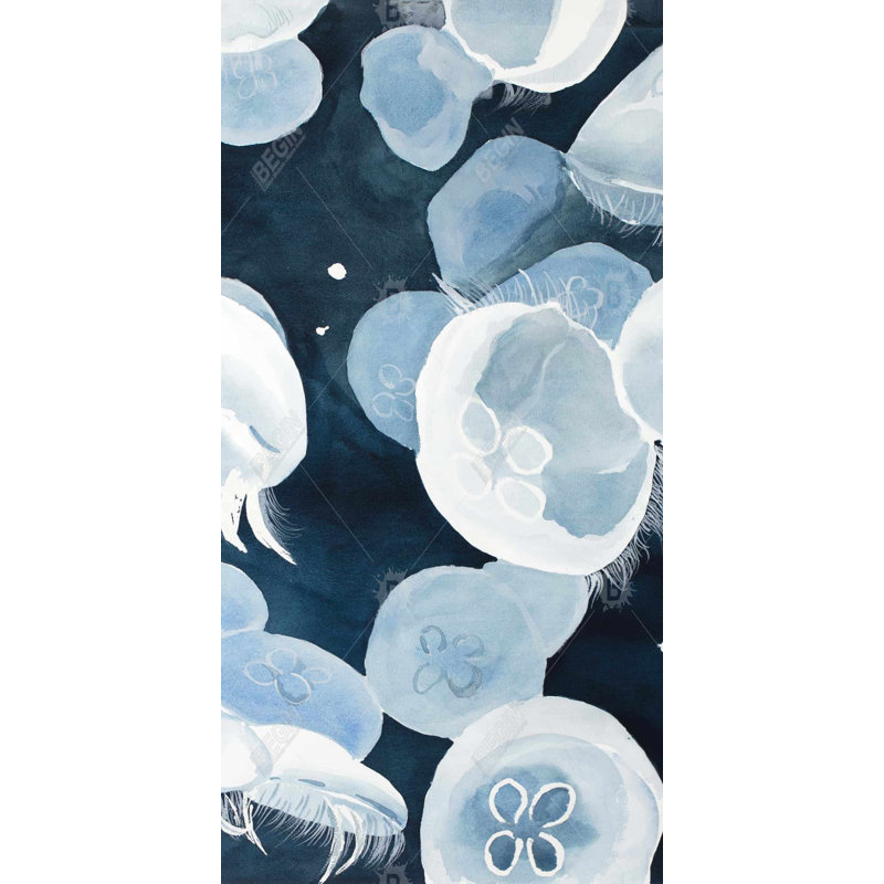 Jellyfishs - 15.75"x31.50" Desk mat