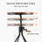 Juveriya Pine Round Solid Wood Top Metal Base Dining Table
