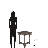 Hadik Round Lamp End Table