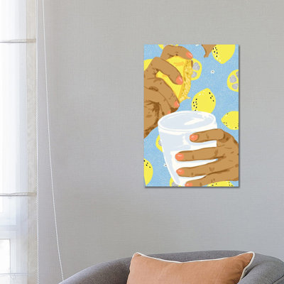 Squeeze The Day - Wrapped Canvas Print