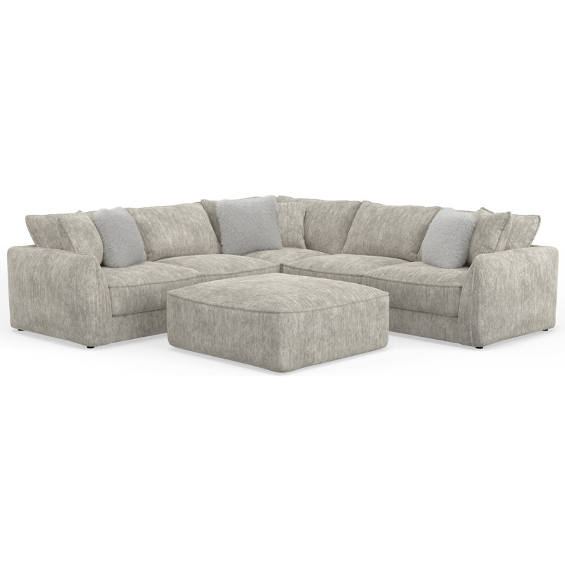 Dikili Upholstered L-Shaped Sectional Symmetrical