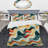 Nostalgic Mod Waves I Abstract Duvet Cover-441820428