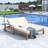 Outdoor Chaise Lounge With Double Seats-940627123
