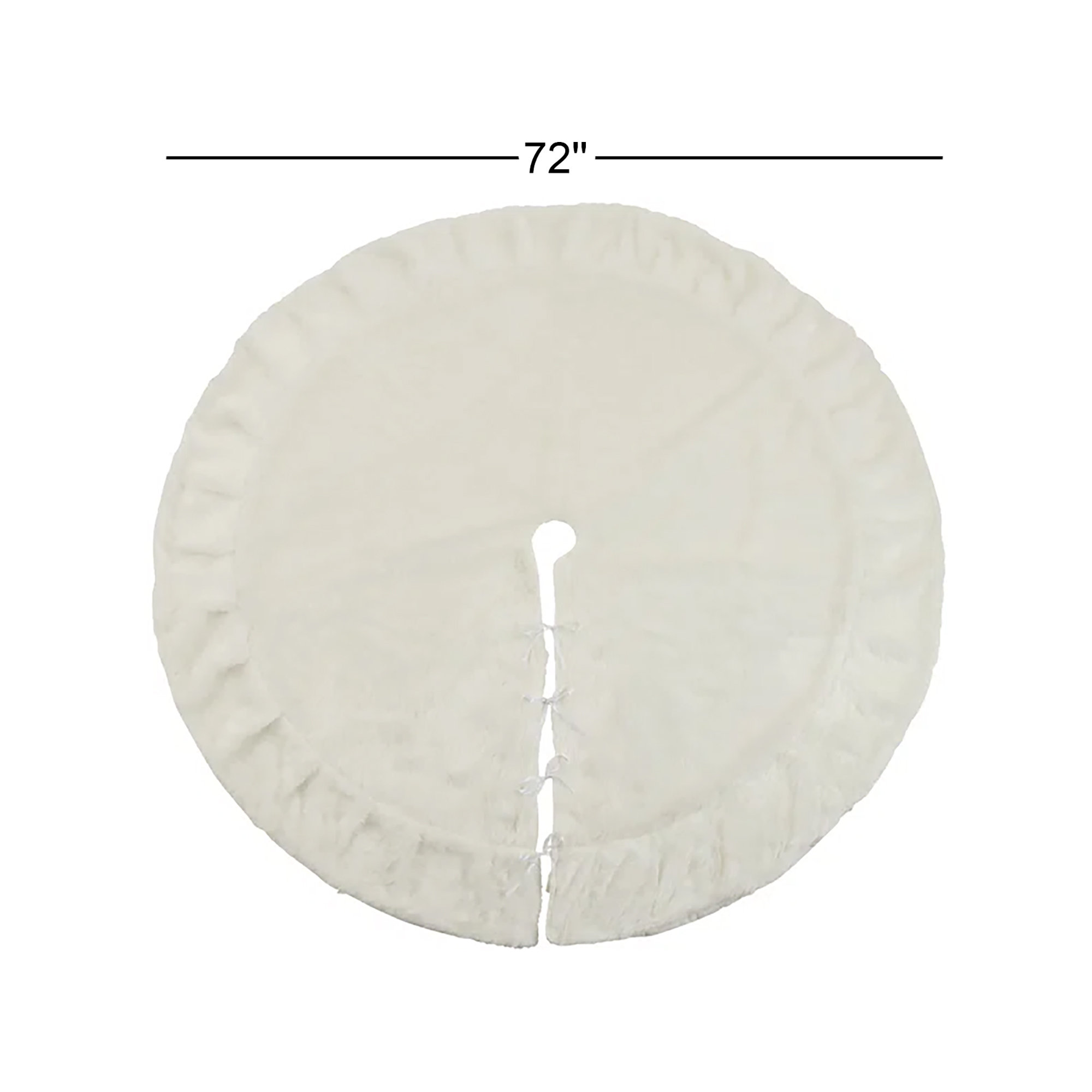 Noël Blanc Collection Tree Skirt, 72"