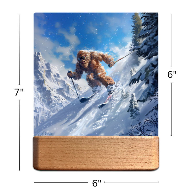 Ski-Squatch LED Nightlight