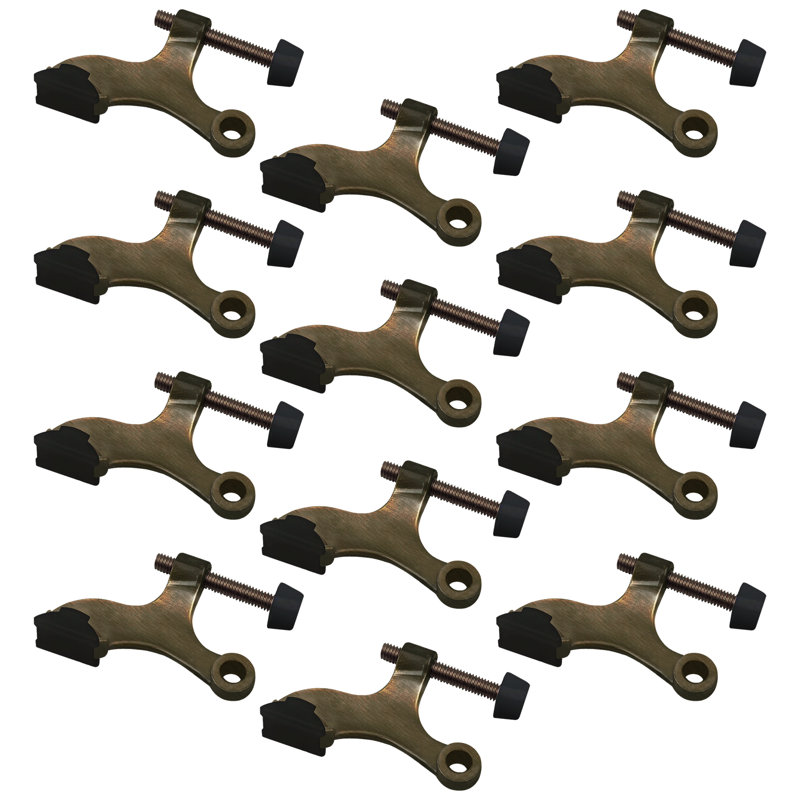 Steel Hinge Pin Stop, Antique Brass