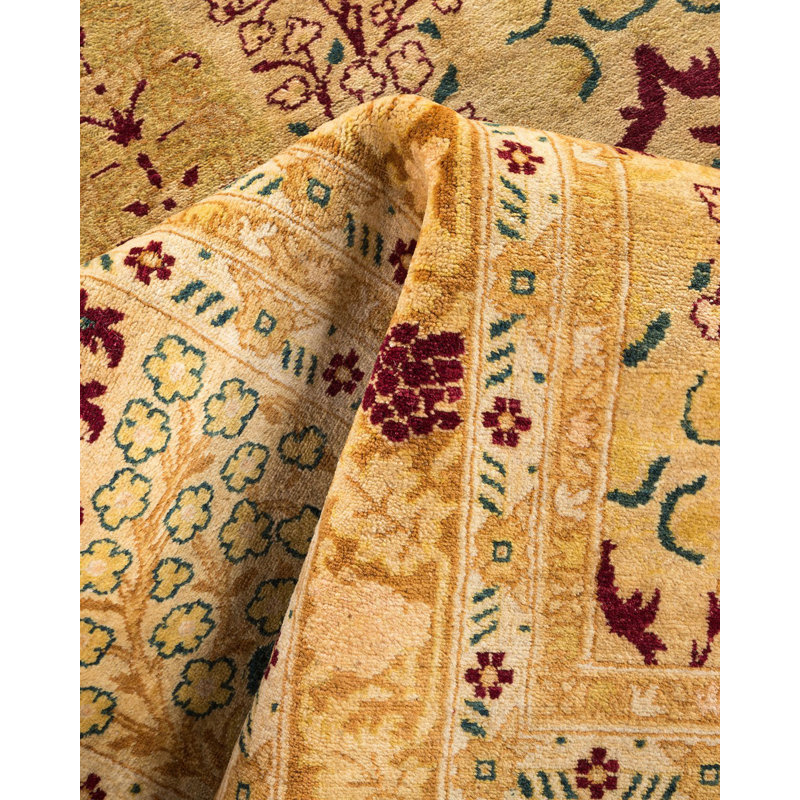 Classic One-of-a-Kind 12' 2" x 17' 9" Hand Knotted Area Rug
