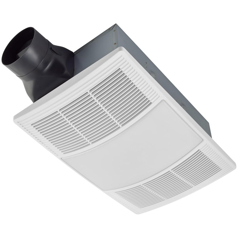 Ventilateur de salle de bain Broan-NuTone BHFLED110 PowerHeat avec lumière DEL et chauffage, blanc