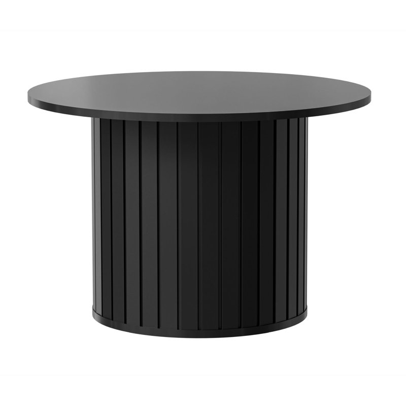Zante Pedestal Coffee Table, Black