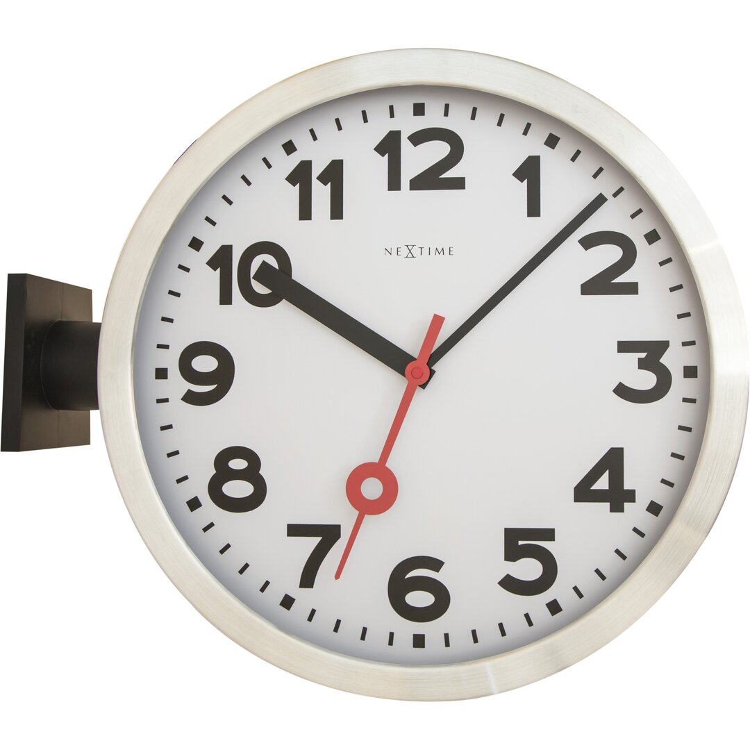 Analoge Wanduhr Station Double 38 cm